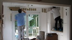 wash porch: during