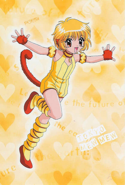 this is who zoe wanted to be for halloween this year - Purin or Pudding from the manga, Tokyo Mew Mew